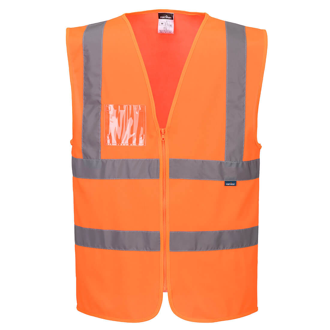 Portwest Hi-Vis cipzáras mellény